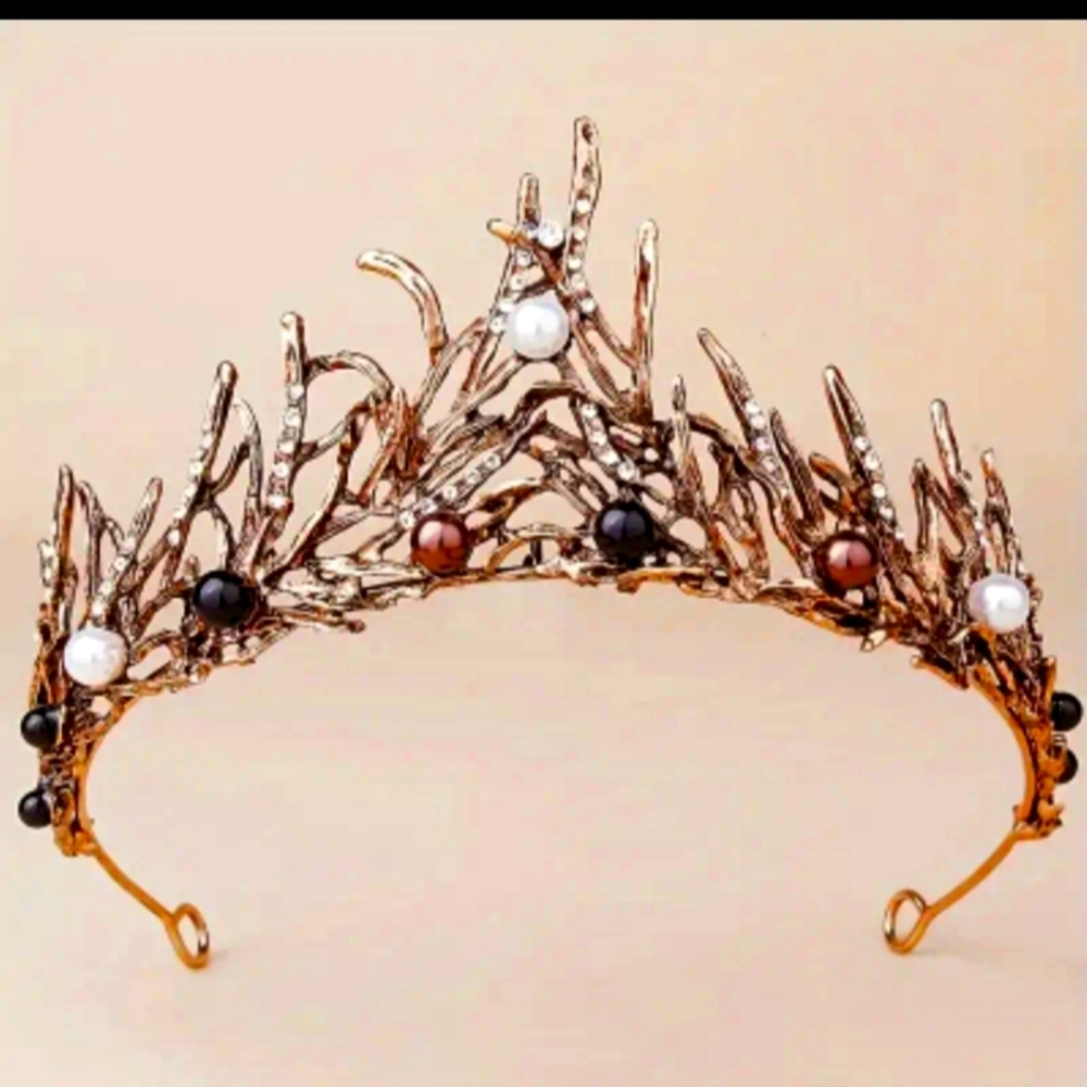 Fluorite Mermaid Crown Fashion